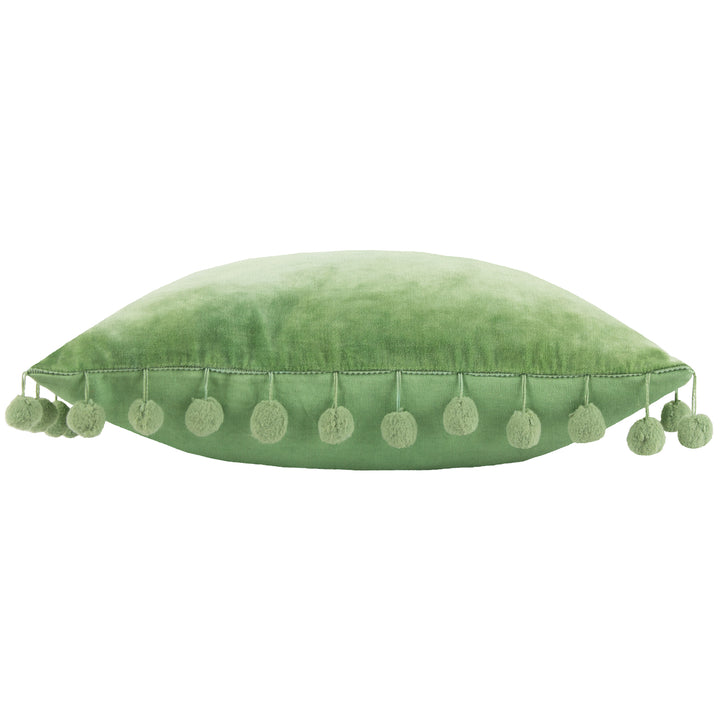 DORA 45X45 CUSHION CASE LEAF GREEN