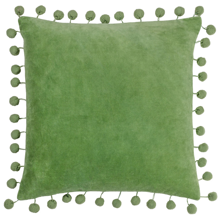 DORA 45X45 CUSHION CASE LEAF GREEN