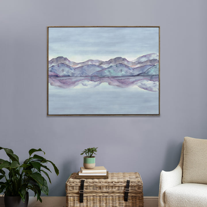 FRAMED CANVAS STONE DORIAN WISTERIA 143X114
