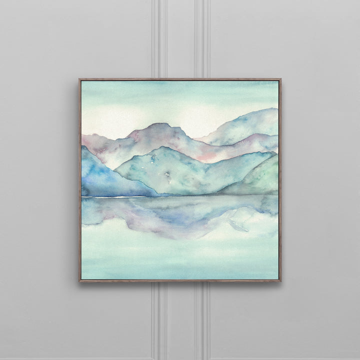 FRAMED CANVAS STONE DORIAN IRIS 70X70