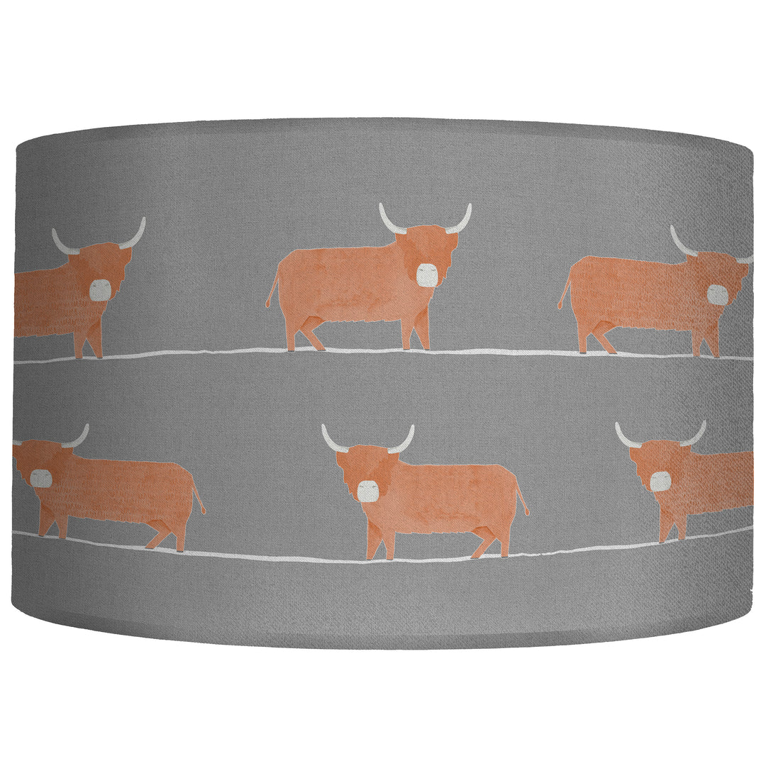 DOUGAL EVA 46X24CM LAMPSHADE GRANITE