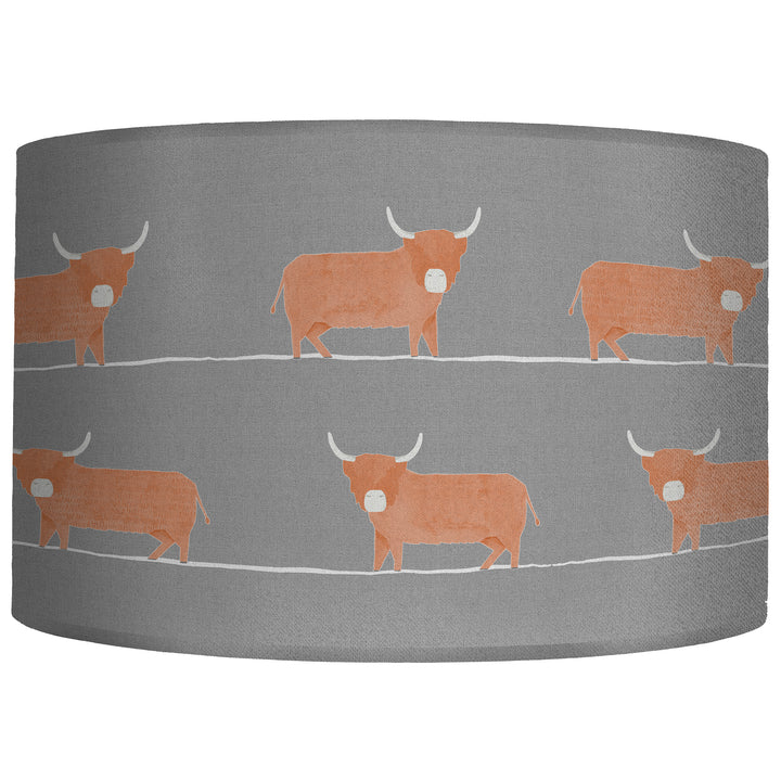 DOUGAL EVA 46X24CM LAMPSHADE GRANITE