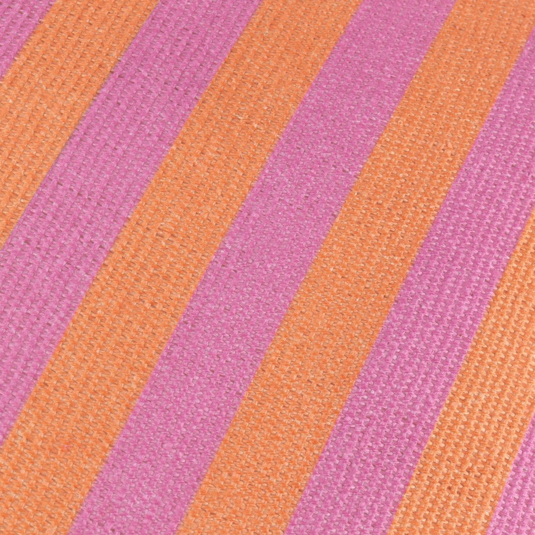 Deck Stripe 59x59 Outdoor Cushion Case Orange/Pink - image 5