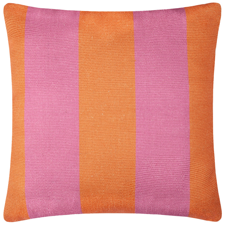 Deck Stripe 59x59 Outdoor Cushion Case Orange/Pink - image 2