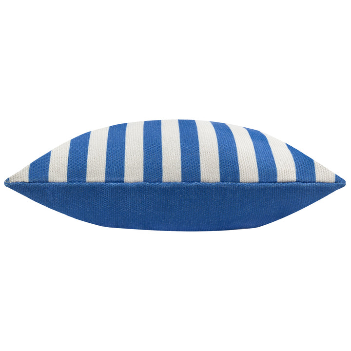 Deck Stripe 59x59 Outdoor Cushion Case White/Blue - image 4