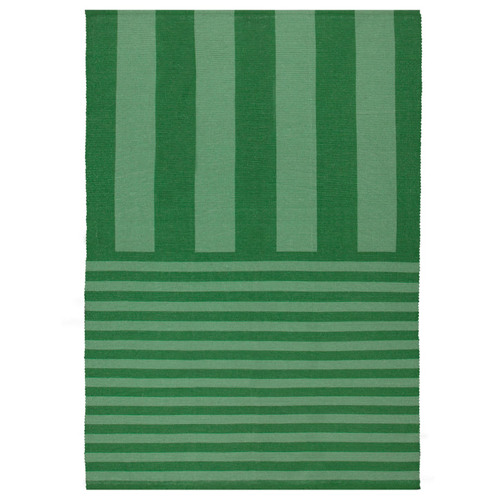DECK STRIPE 120X170 OUTDOOR RUG GREEN