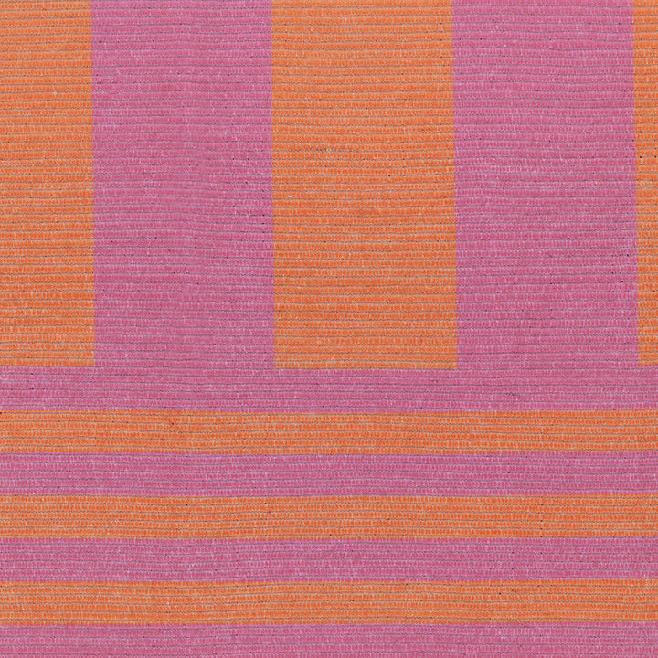 DECK STRIPE 120X170 OUTDOOR RUG ORANGE/PINK