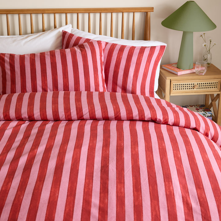 Dualtone Single Duvet Set Pink Red - image 2
