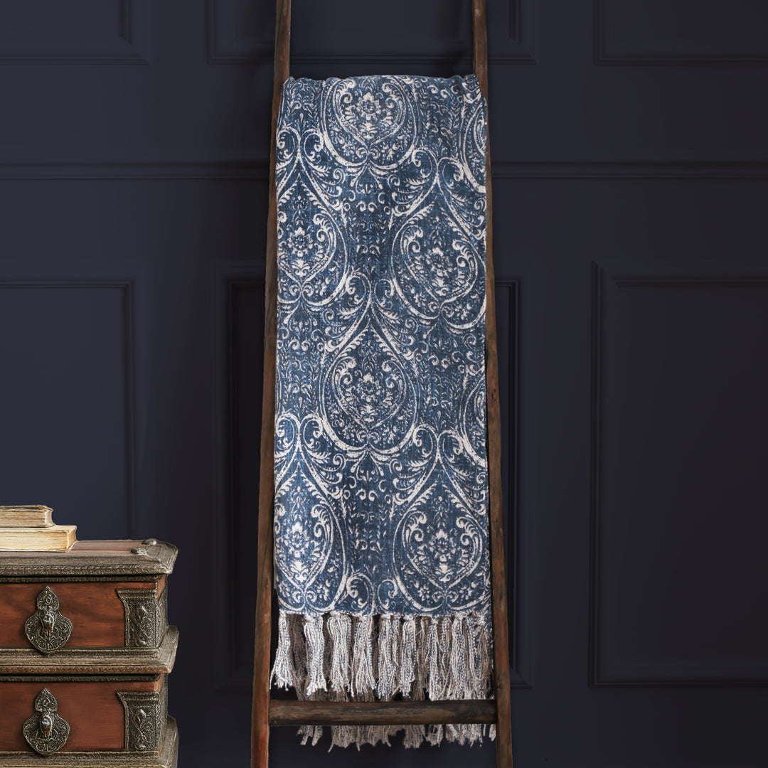 Durelle 130x170 Throw Delph Blue