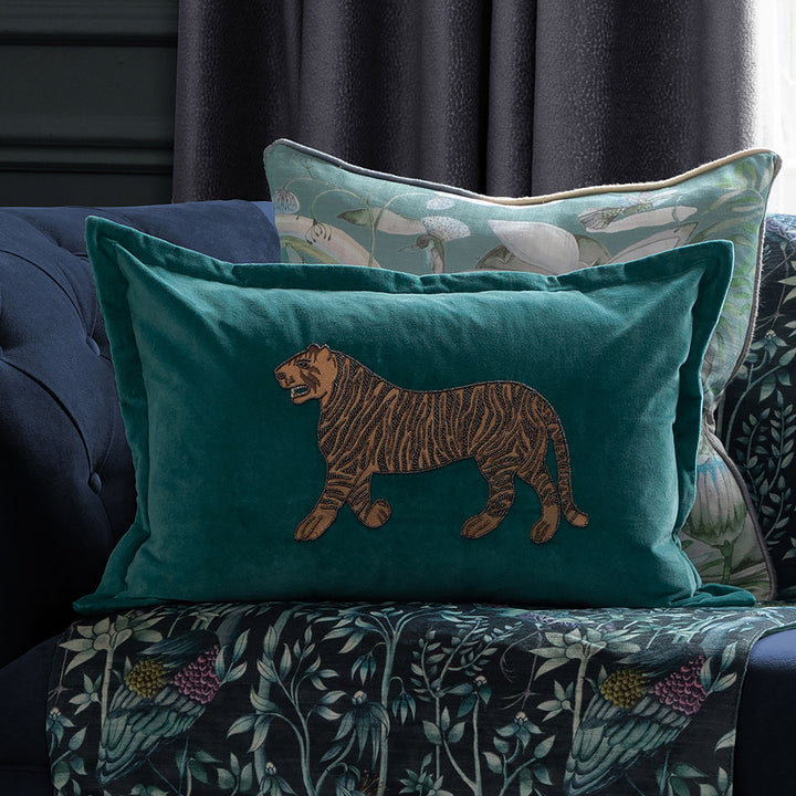 DURGA 45x65 CUSHION CASE TEAL