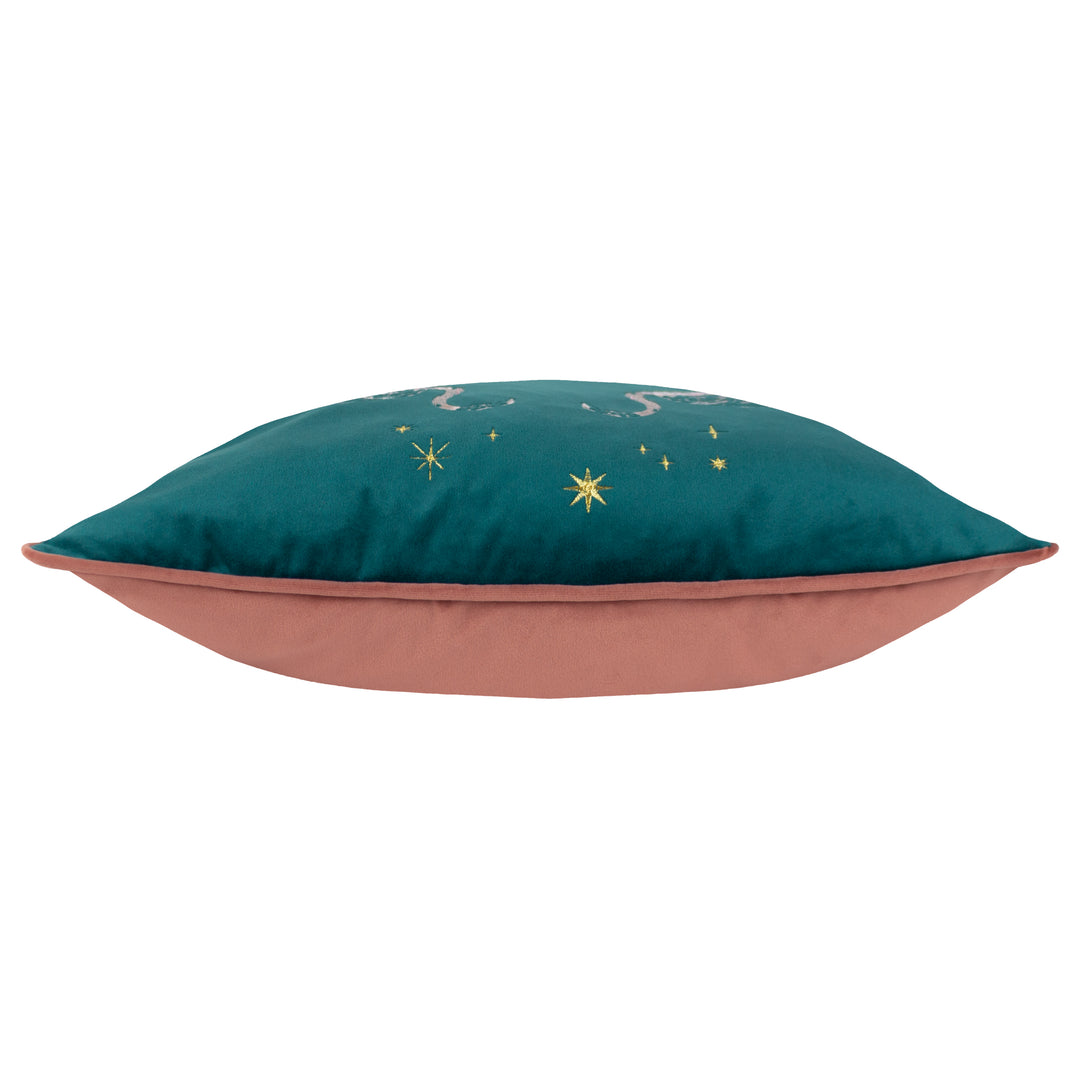 DUSK FLAMINGO 50X50 CUSHION CASE TEAL
