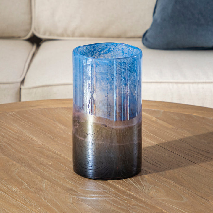 DWALIN GLASS VASE COBALT
