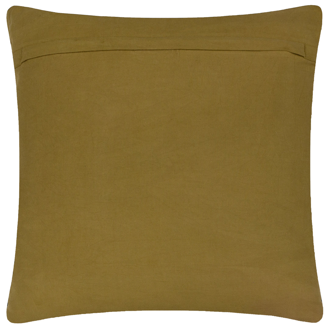 DYNASTY TIGER 50X50 CUSHION CASE AMBER GREEN