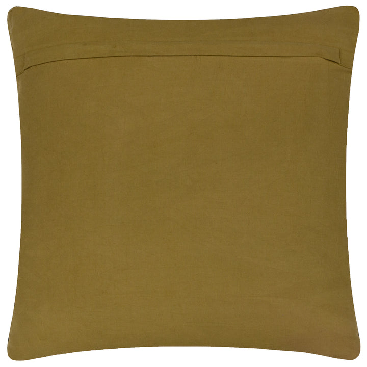 DYNASTY TIGER 50X50 CUSHION CASE AMBER GREEN