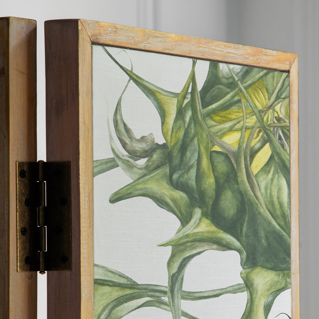 ANTIQUE GREY ROOM DIVIDER EASTON FERN