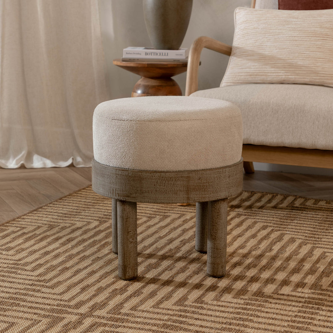 Ebbett Footstool Frame Ecru