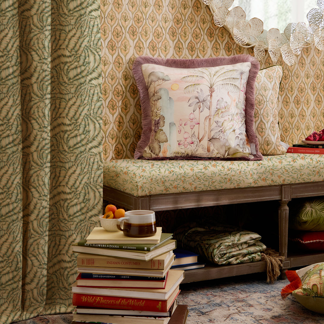 ELYSIAN CANOPY LOTUS 50X50 CUSHION CASE MULTI