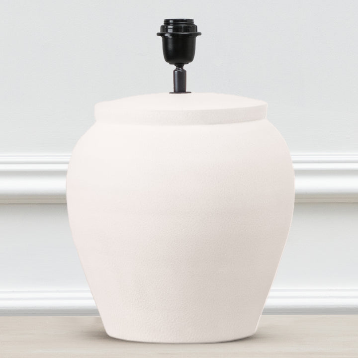 EDESSA TABLE LAMPBASE ECRU