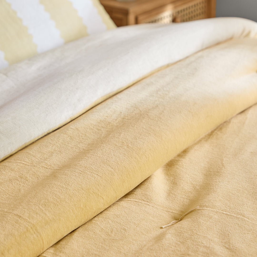 Edie 140x220 Bedspread Butter Yellow - image 3
