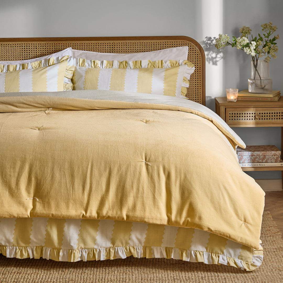 Edie 140x220 Bedspread Butter Yellow
