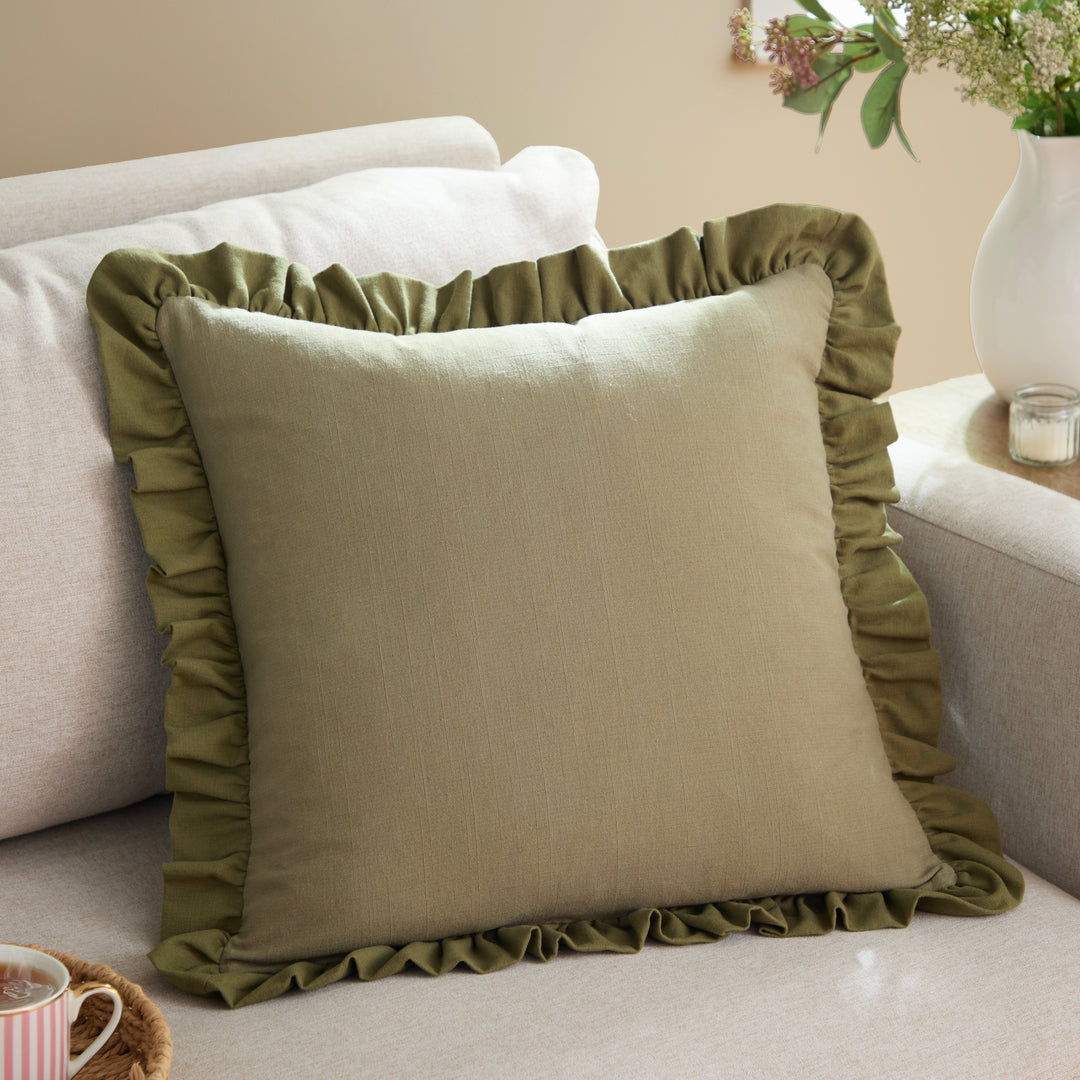 Effie 45x45 Cushion Case Sage / Green