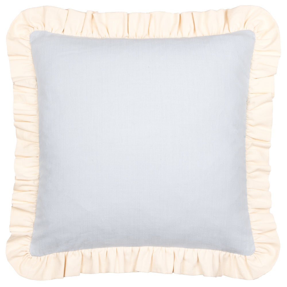 Effie 45x45 Cushion Case Sky Blue / Vintage Cream - image 2