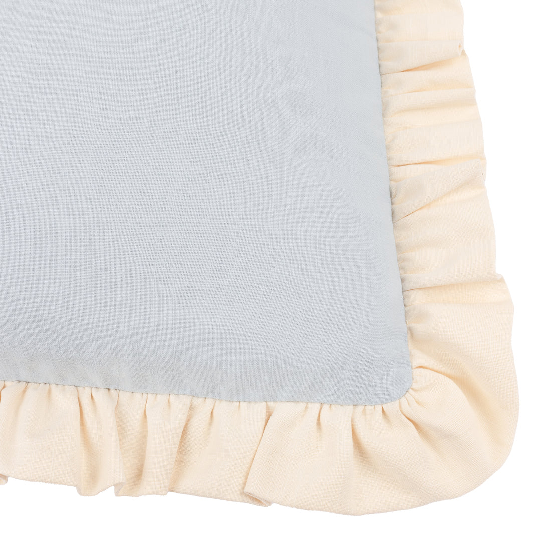 Effie 45x45 Cushion Case Sky Blue / Vintage Cream - image 4