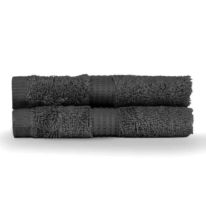 CLEOPATRA EGYPTIAN 2 PACK FACE CLOTHS CHARCOAL