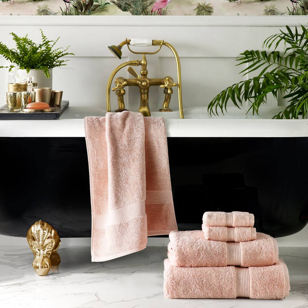 CLEOPATRA EGYPTIAN HAND TOWEL BLUSH