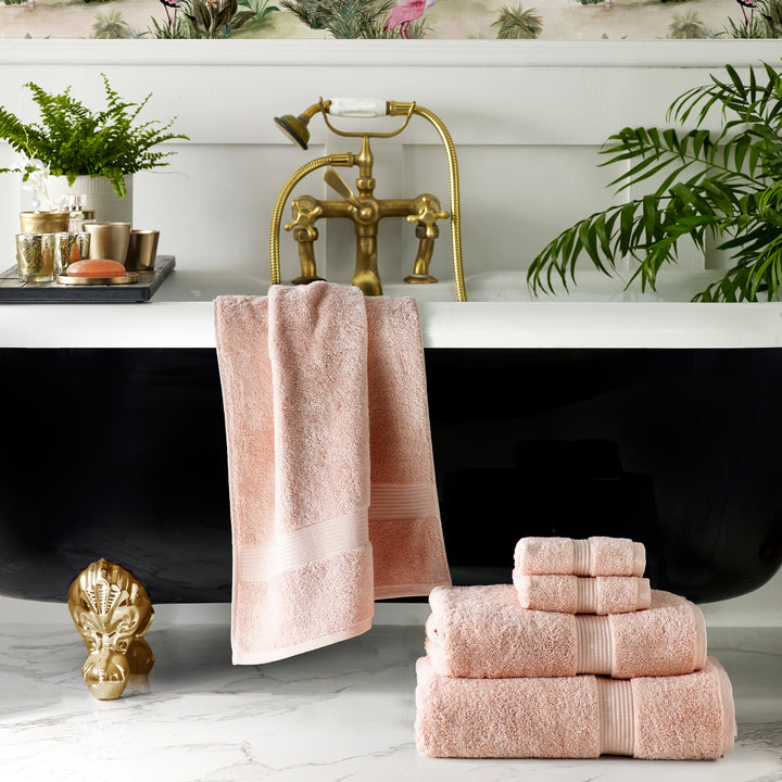 CLEOPATRA EGYPTIAN HAND TOWEL BLUSH