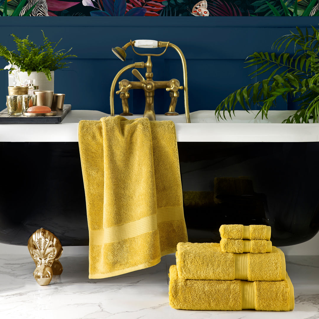 CLEOPATRA EGYPTIAN HAND TOWEL OCHRE