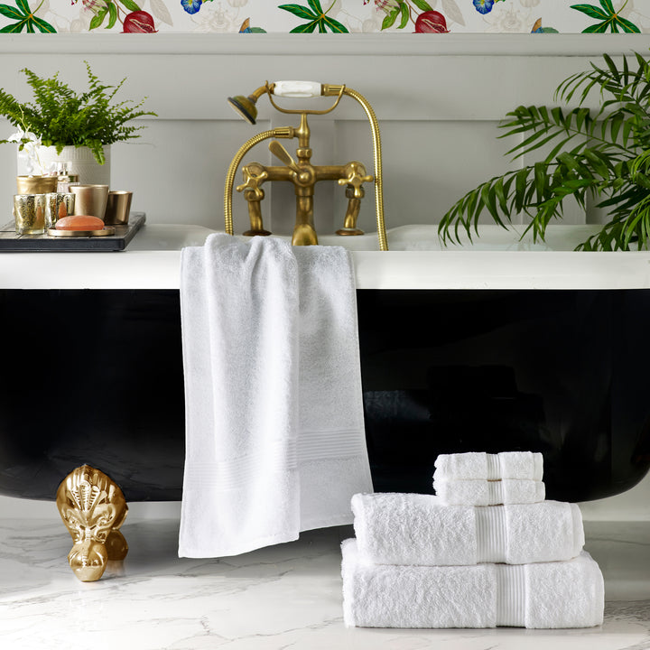 CLEOPATRA EGYPTIAN HAND TOWEL WHITE