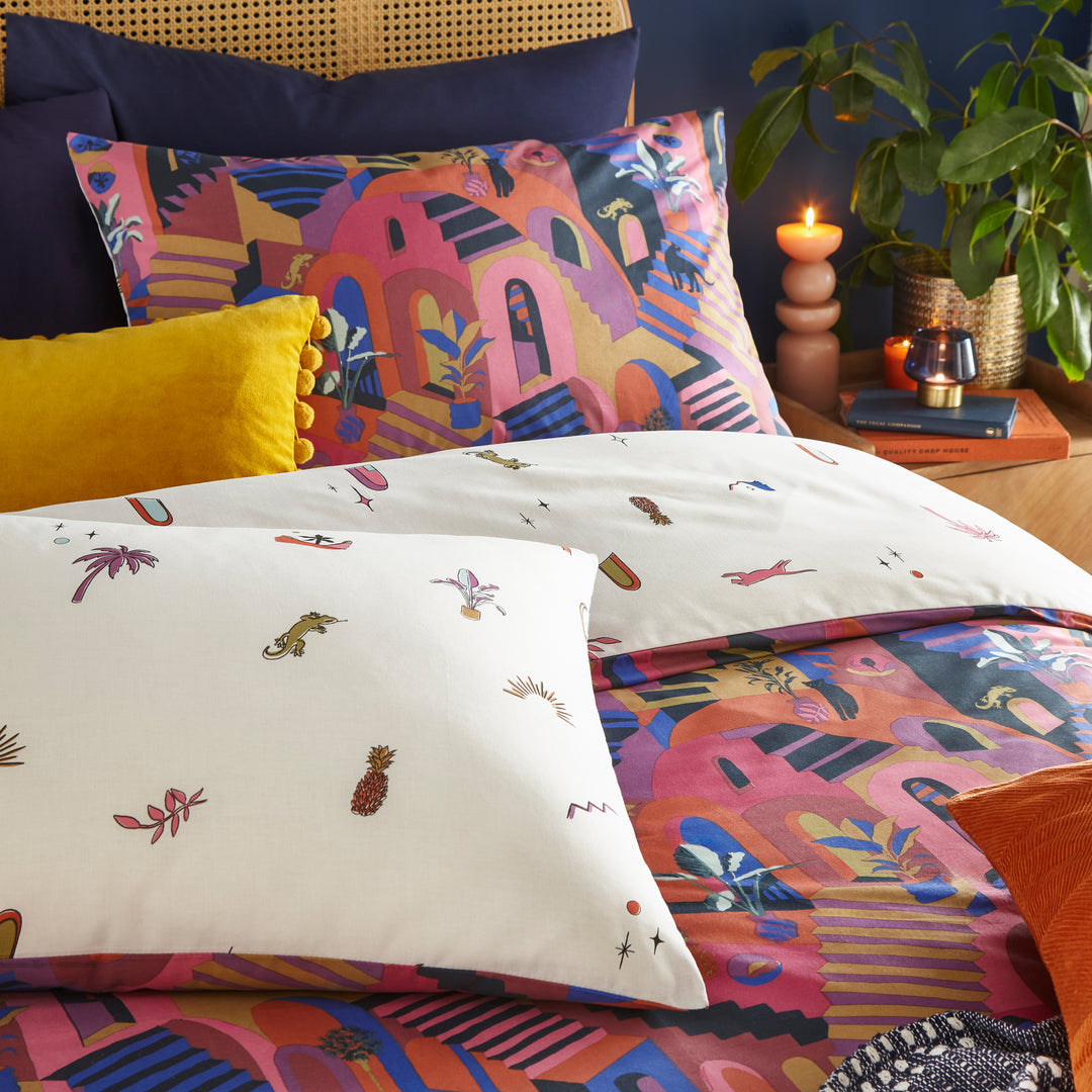 Eivissa King Size Duvet Set Magenta - image 2