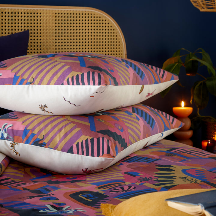 Eivissa King Size Duvet Set Magenta - image 3