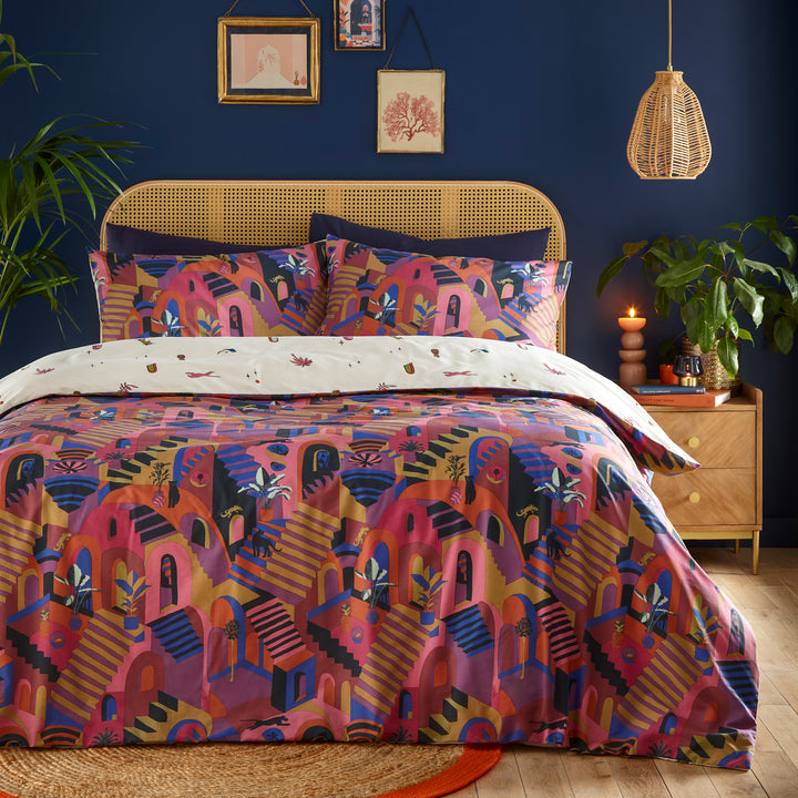 Eivissa King Size Duvet Set Magenta - image 4