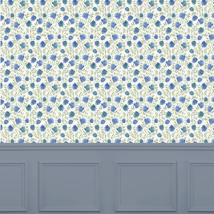 Elai Wallpaper Denim Sample - image 2
