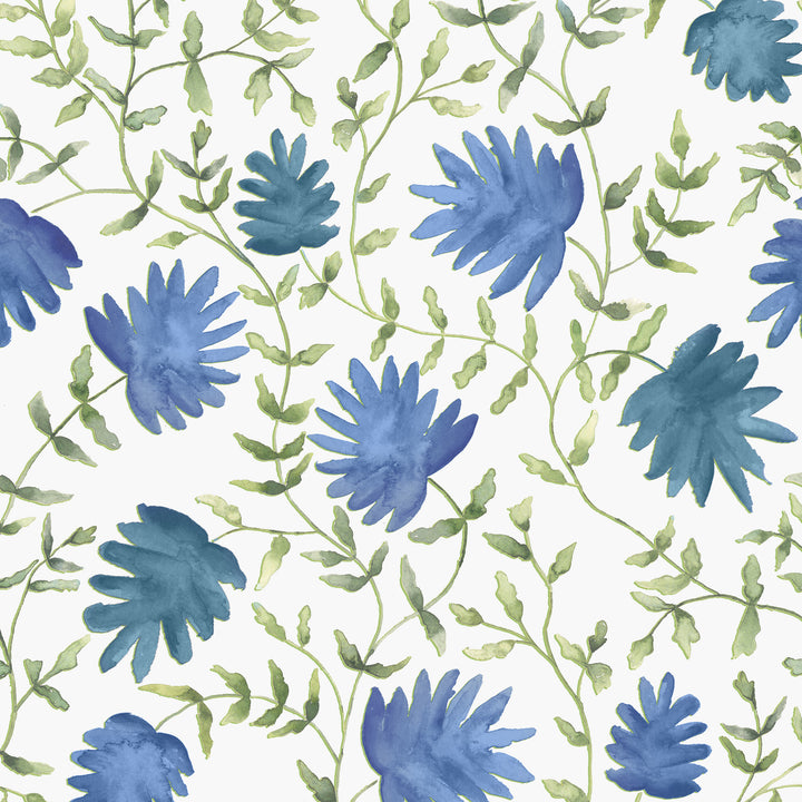 Elai Wallpaper Denim Sample - image 3