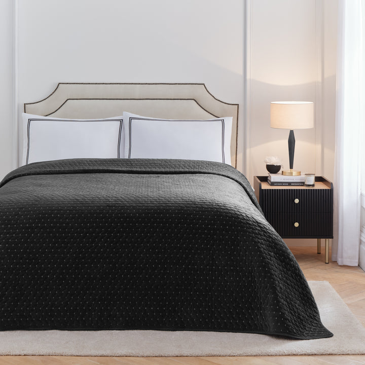 Elara Embroidered King Size Duvet Set Black - image 4