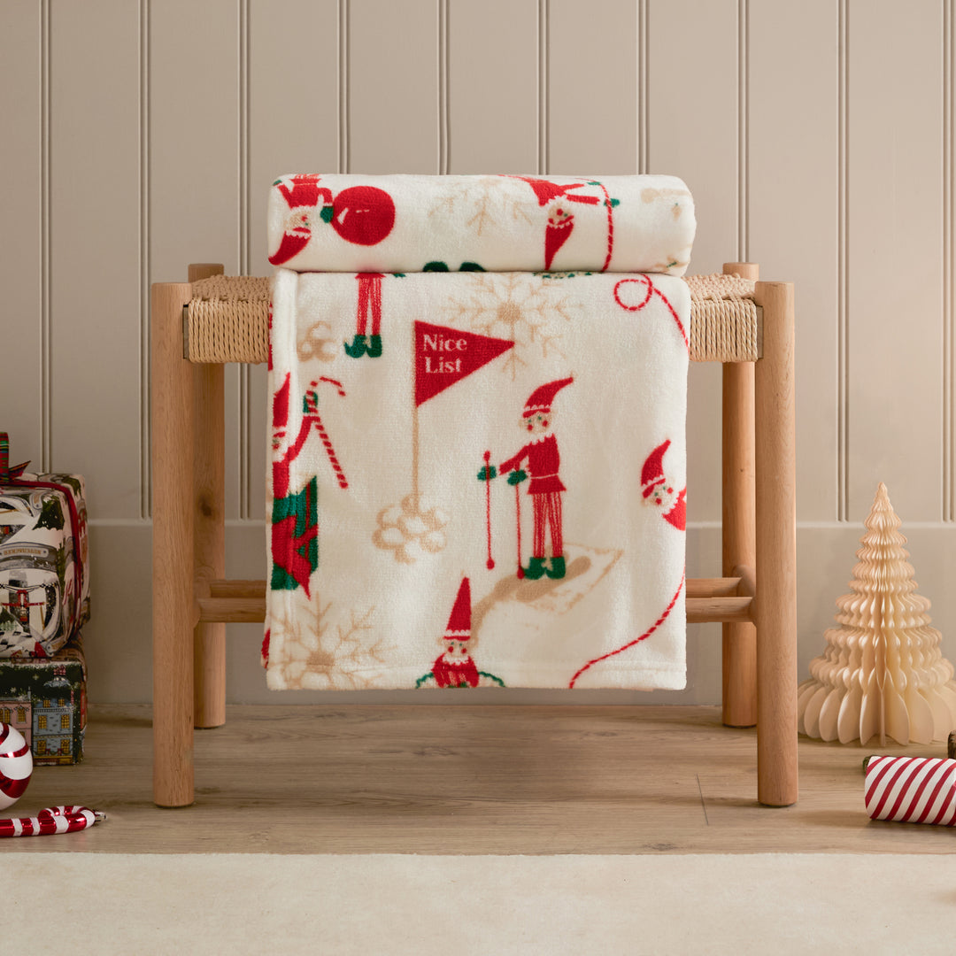 Elfie 130x150 Throw Cream/Mint