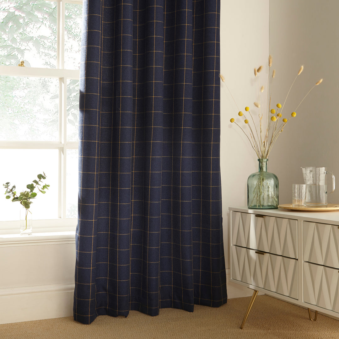 ELLIS 168X137 R/TOP CURT NAVY
