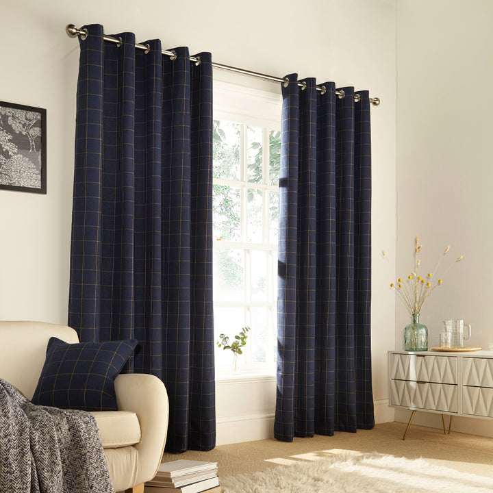 ELLIS 168X183 R/TOP CURT NAVY