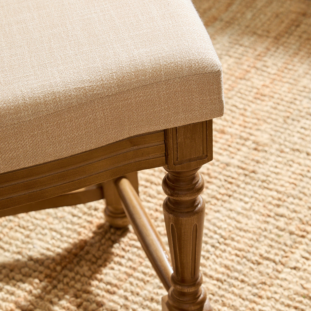 ELOISE FOOTSTOOL FRAME OAK