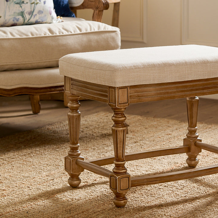 ELOISE FOOTSTOOL FRAME OAK