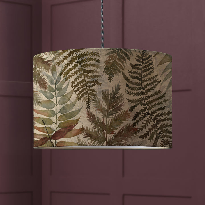 ELOWEN MULBERRY EVA 30CM LAMPSHADE BROWN