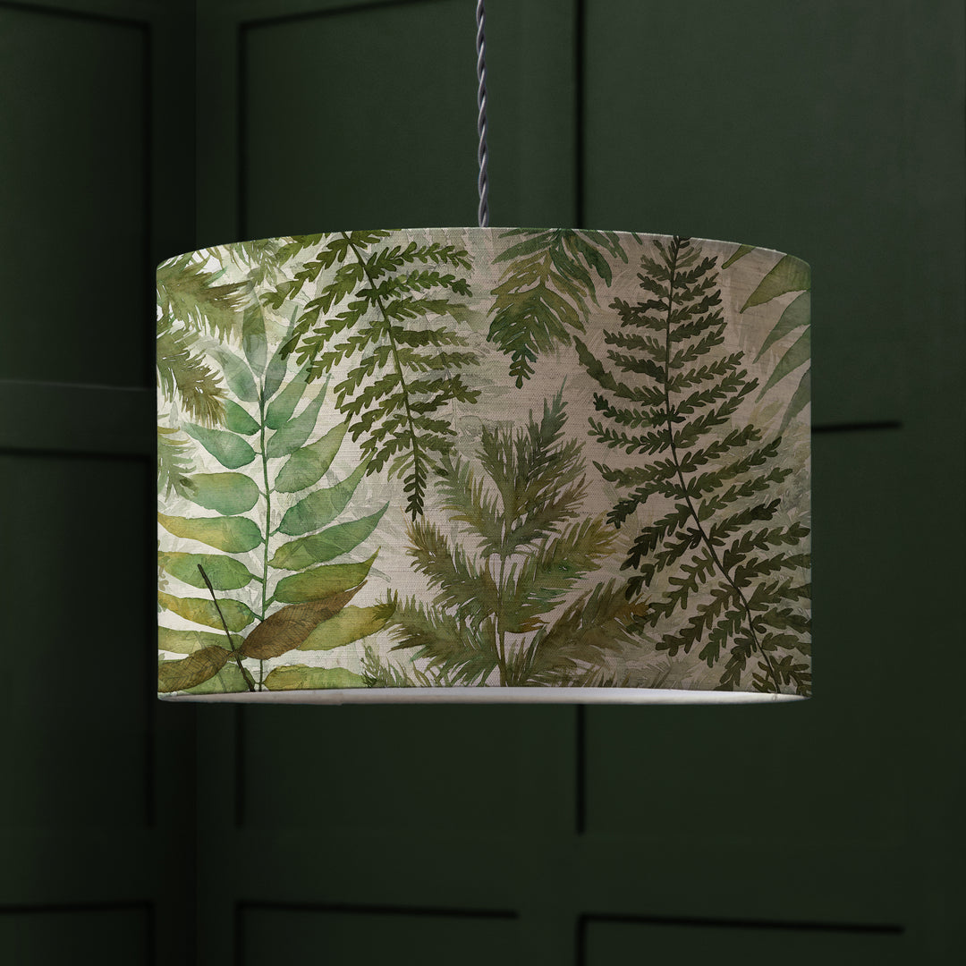 Elowen Linen EVA 30cm Lampshade Green