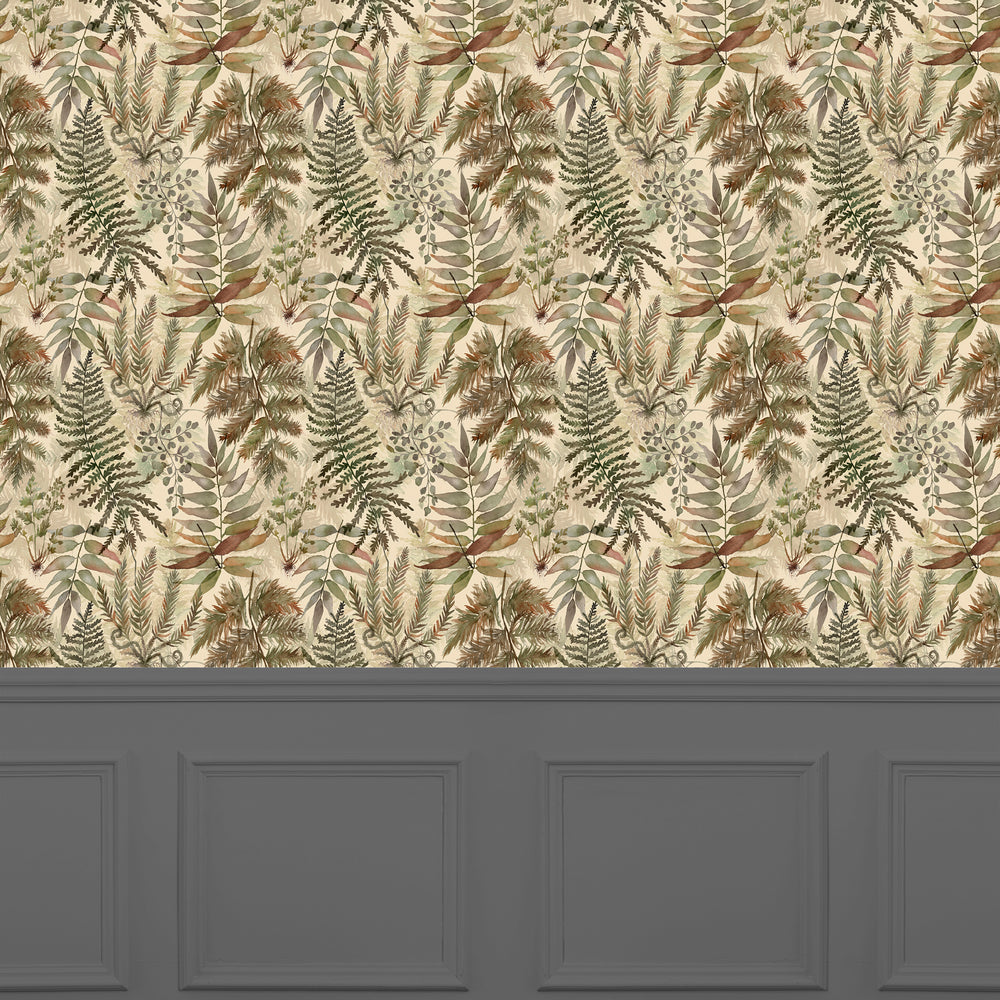 Elowen Wallpaper Mulberry Sample - image 2