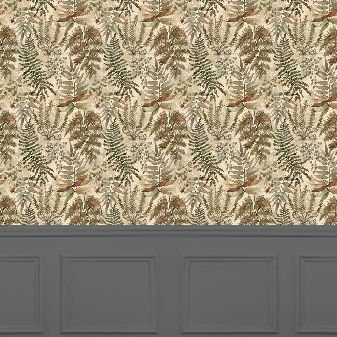 Elowen Wallpaper Mulberry Sample - image 2
