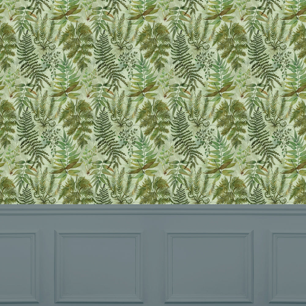 Elowen Wallpaper Sage Sample - image 2