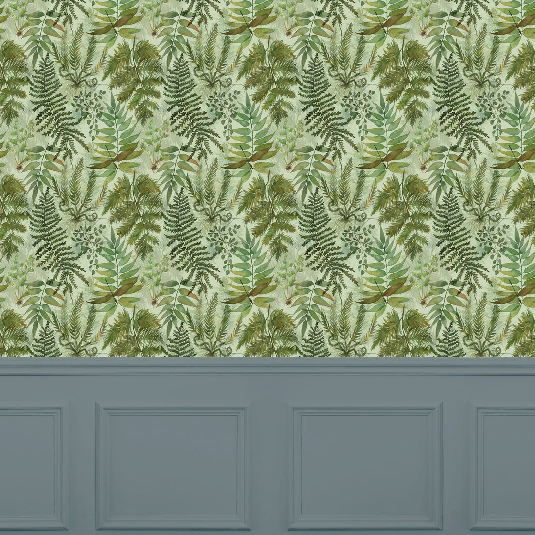 Elowen Wallpaper Sage Sample - image 2