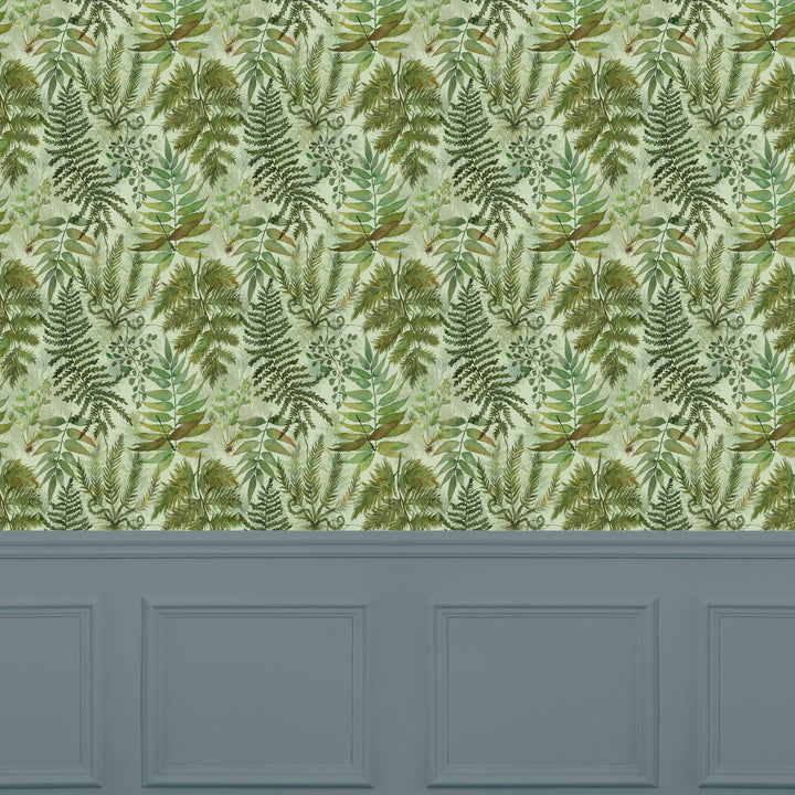 Elowen Wallpaper Sage Sample - image 2